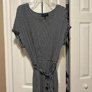Wrap dress with belt